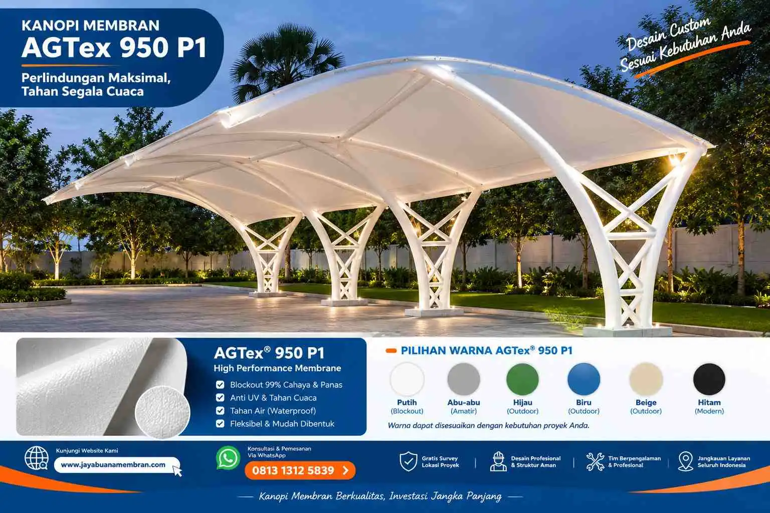 Kanopi Membran AGTex 950 P1